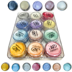 Professional 3D Highlighter 12 Color Palette – Trendy Creamy Shimmer Kit With Pressed Powder Shade