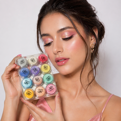 Professional 3D Highlighter 12 Color Palette – Trendy Creamy Shimmer Kit With Pressed Powder Shade