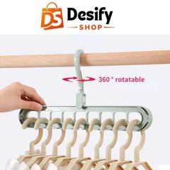 9 in 1 Magic Rotating Hanger | Smart Cloth Organizer (Save upto 50% OFF)